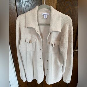 Oversized cozy shacket